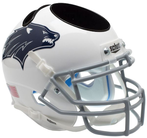 Nevada Wolfpack Miniature Football Helmet Desk Caddy <B>Dark Decal</B>