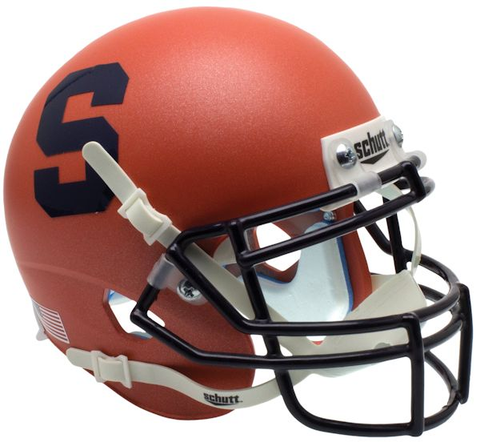 Syracuse Orangemen Mini XP Authentic Helmet Schutt <B>Satin Orange</B>