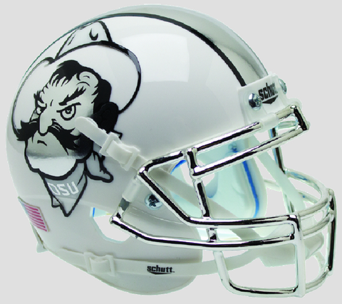 Oklahoma State Cowboys Mini XP Authentic Helmet Schutt <B>Icy Pistol Pete</B>