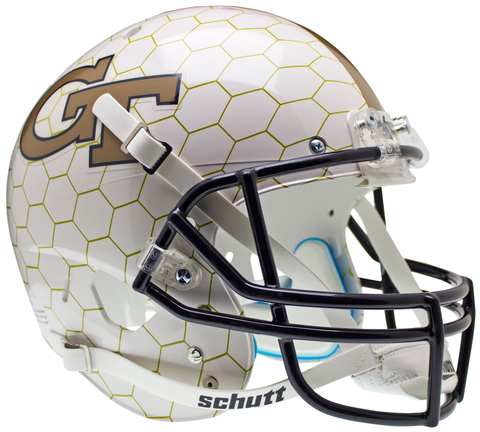 Georgia Tech Yellow Jackets Full XP Replica Football Helmet Schutt Honeycomb