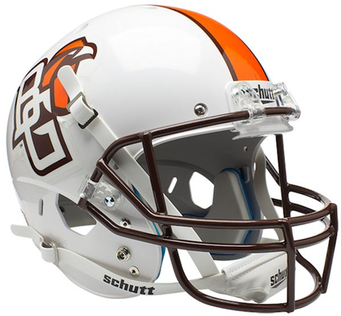 Bowling Green Falcons Full XP Replica Football Helmet Schutt <B>White</B>