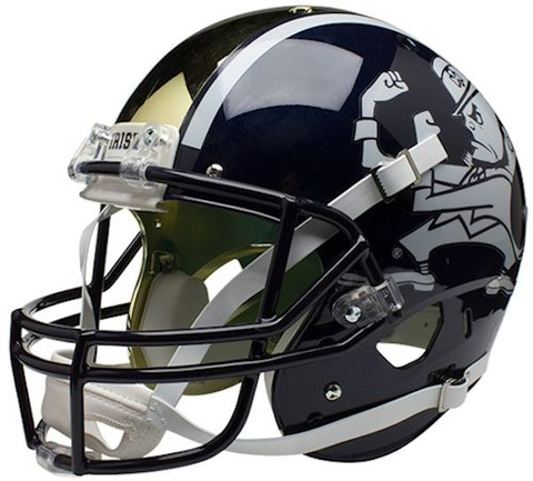 Notre Dame Fighting Irish Full XP Replica Football Helmet Schutt <B>Leprechaun</B>