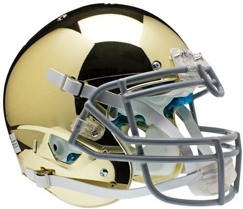 Notre Dame Fighting Irish Authentic College XP Football Helmet Schutt <B>Gold</B>