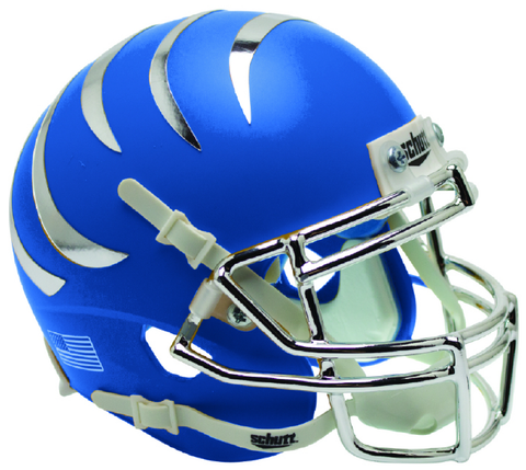 Memphis Tigers Mini XP Authentic Helmet Schutt <B>Matte Blue</B>