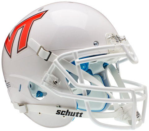 Virginia Tech Hokies Authentic College XP Football Helmet Schutt <B>White</B>