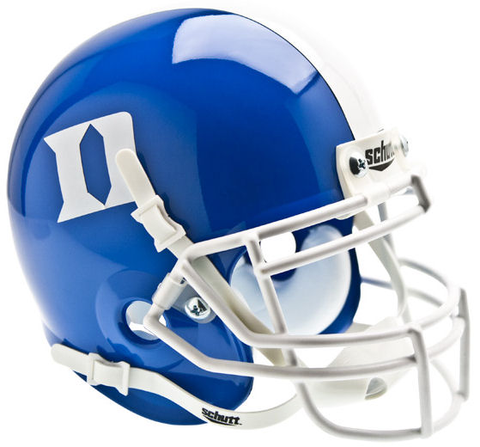 Duke Blue Devils Mini XP Authentic Helmet Schutt <B>Blue</B>