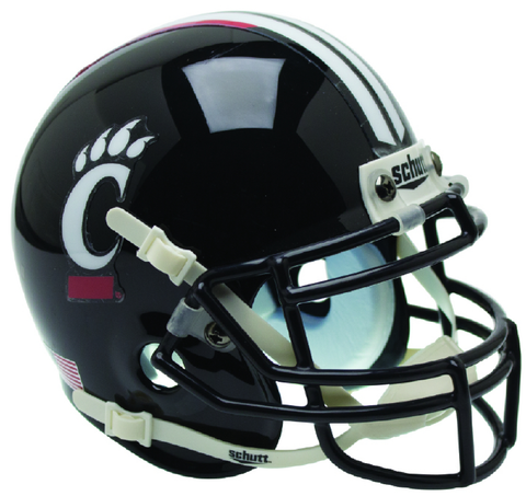 Cincinnati Bearcats Authentic College XP Football Helmet Schutt <B>Black</B>