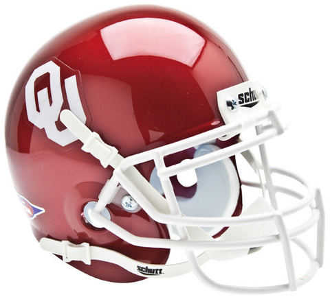 Oklahoma Sooners Mini XP Authentic Helmet Schutt