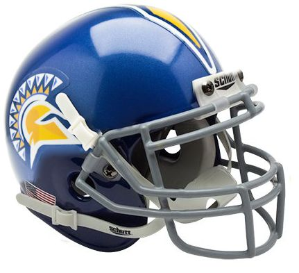 San Jose State Spartans Mini XP Authentic Helmet Schutt