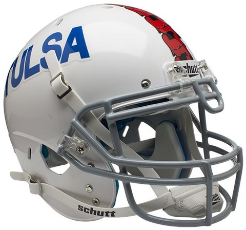 Tulsa Golden Hurricane Authentic College XP Football Helmet Schutt <B>White</B>