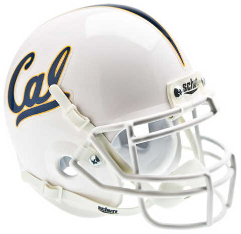 California (CAL) Golden Bears Mini XP Authentic Helmet Schutt <B>White</B>