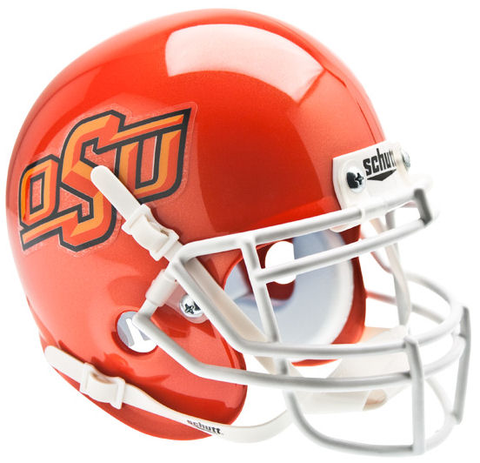 Oklahoma State Cowboys Mini XP Authentic Helmet Schutt <B>Orange</B>