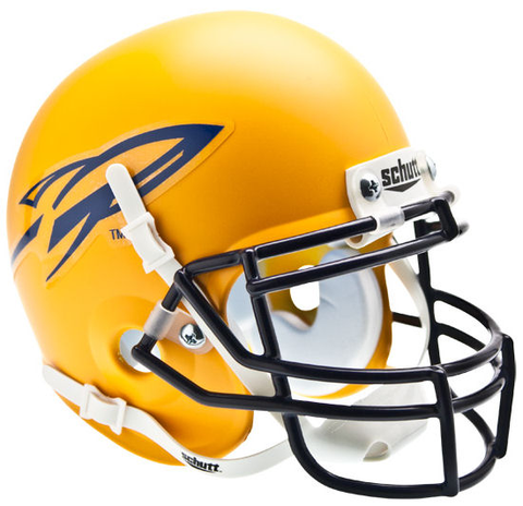 Toledo Rockets Mini XP Authentic Helmet Schutt <B>Matte Yellow</B>