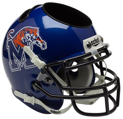 Memphis Tigers Miniature Football Helmet Desk Caddy