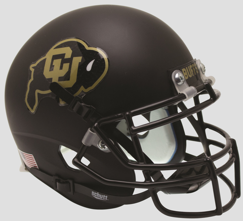 Colorado Buffaloes Authentic College XP Football Helmet Schutt <B>Black</B>