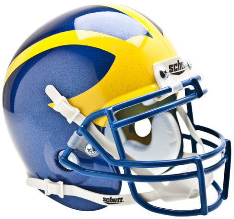 Delaware Blue Hens Mini XP Authentic Helmet Schutt