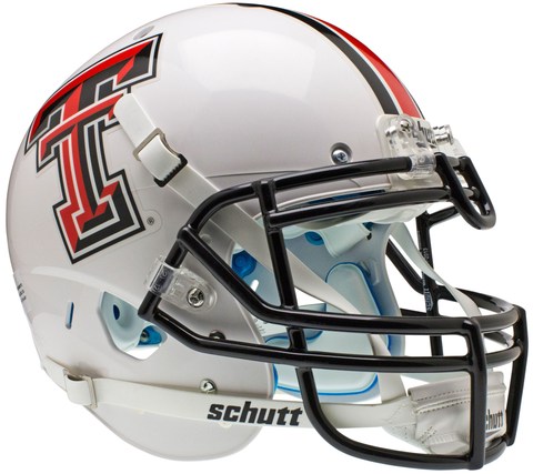 Texas Tech Red Raiders Authentic College XP Football Helmet Schutt <B>White</B>