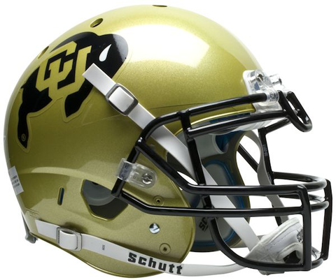 Colorado Buffaloes Authentic College XP Football Helmet Schutt