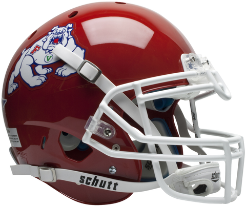 Fresno State Bulldogs Authentic College XP Football Helmet Schutt