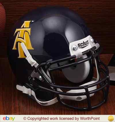 North Carolina A&T Aggies Mini XP Authentic Helmet Schutt