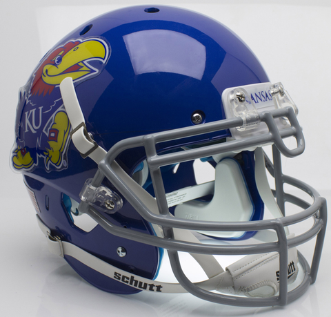 Kansas Jayhawks Authentic College XP Football Helmet Schutt