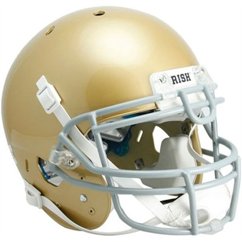 Notre Dame Fighting Irish Authentic College XP Football Helmet Schutt