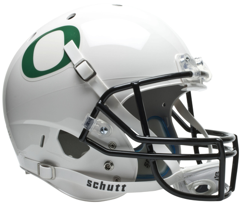 Oregon Ducks Full XP Replica Football Helmet Schutt <B>White</B>