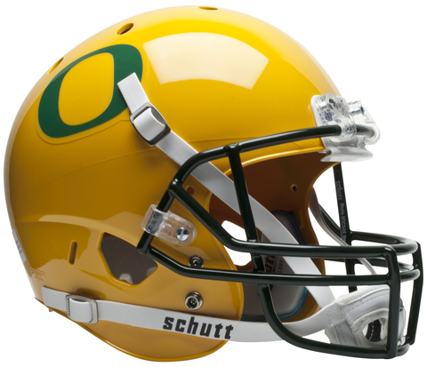 Oregon Ducks Full XP Replica Football Helmet Schutt <B>Gold</B>