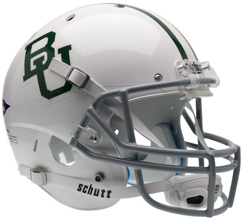 Baylor Bears Full XP Replica Football Helmet Schutt <B>White</B>