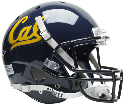 California (CAL) Golden Bears Full XP Replica Football Helmet Schutt <B>Matte Navy</B>