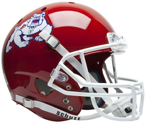 Fresno State Bulldogs Full XP Replica Football Helmet Schutt