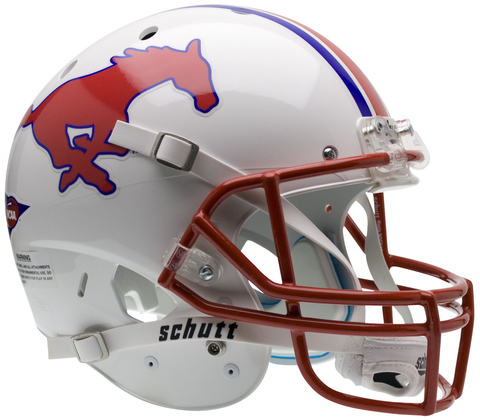 Southern Methodist (SMU) Mustangs Full XP Replica Football Helmet Schutt