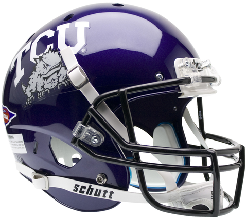 TCU Horned Frogs Full XP Replica Football Helmet Schutt