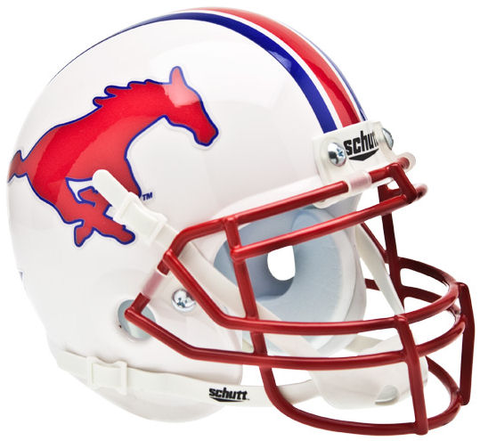 Southern Methodist (SMU) Mustangs Mini XP Authentic Helmet Schutt