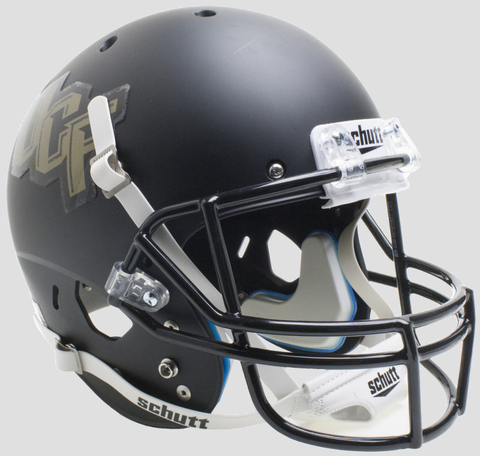 Central Florida Golden Knights Full XP Replica Football Helmet Schutt <B>Gray</B>