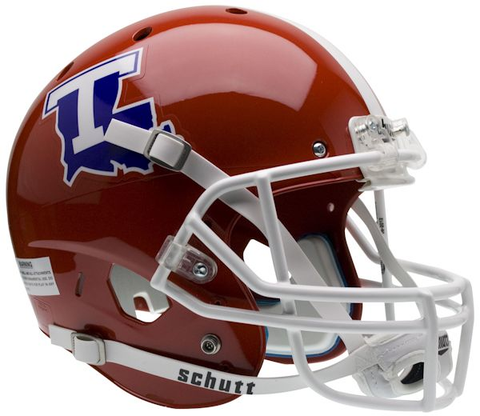 Louisiana Tech Bulldogs Full XP Replica Football Helmet Schutt