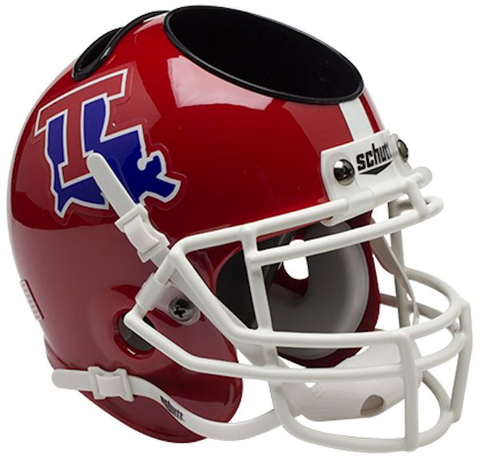 Louisiana Tech Bulldogs Miniature Football Helmet Desk Caddy