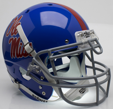 Mississippi (Ole Miss) Rebels Authentic College XP Football Helmet Schutt <B>Powder Blue</B>