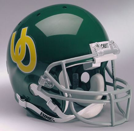 Oregon Ducks Full XP Replica Football Helmet Schutt <B>1967 Throwback</B>