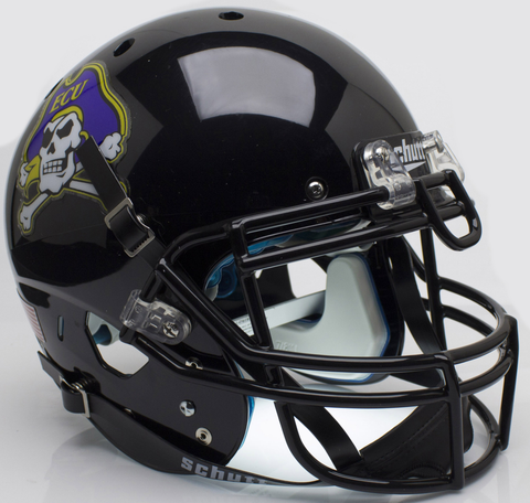 East Carolina Pirates Authentic College XP Football Helmet Schutt <B>Black</B>