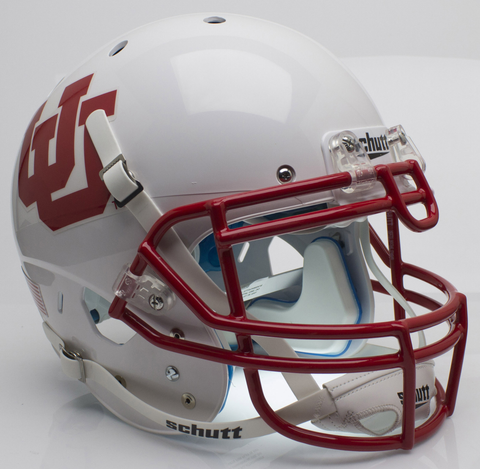 Utah Utes Authentic College XP Football Helmet Schutt <B>White UU<B>