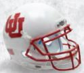 Utah Utes Mini XP Authentic Helmet Schutt <B>White UU<B>