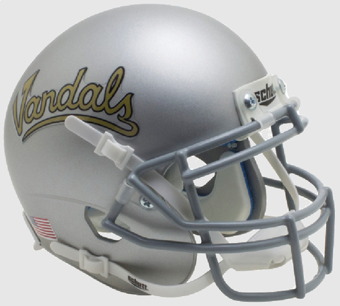 Idaho Vandals Mini XP Authentic Helmet Schutt <B>Silver Vandals</B>