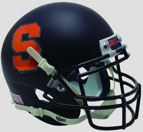 Syracuse Orangemen Mini XP Authentic Helmet Schutt <B>Matte Navy</B>