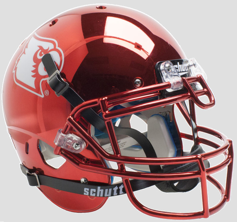 Louisville Cardinals Authentic College XP Football Helmet Schutt Red Chrome