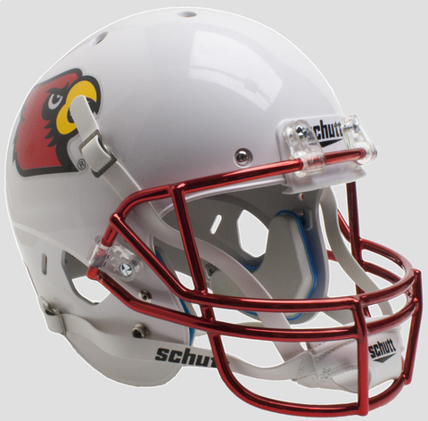 Louisville Cardinals Full XP Replica Football Helmet Schutt Chrome Mask