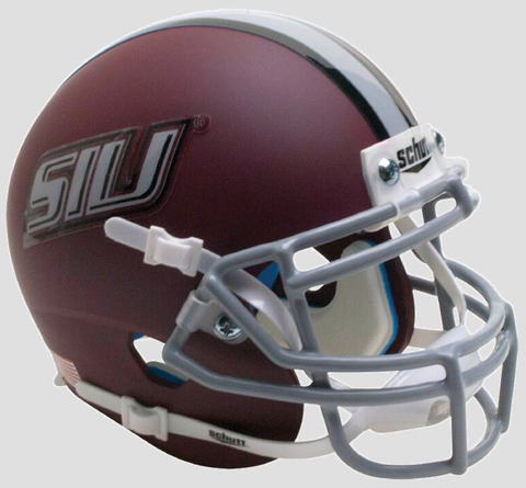 Southern Illinois Salukis Mini XP Authentic Helmet Schutt <B>Matte Maroon</B>