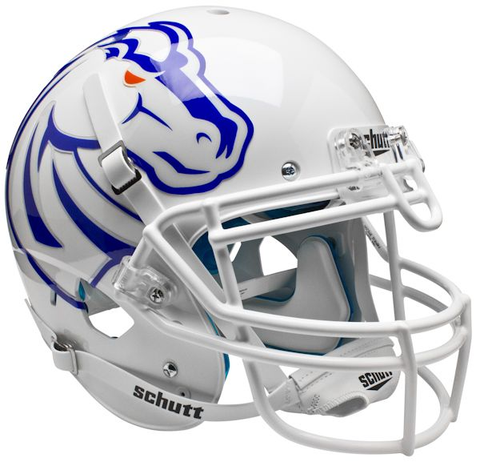 Boise State Broncos Authentic College XP Football Helmet Schutt <B>White</B>