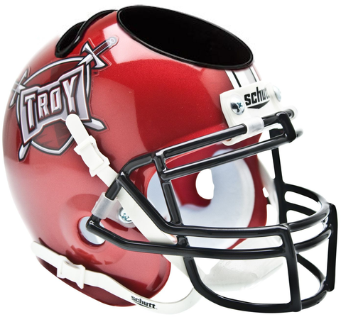 Troy State Trojans Miniature Football Helmet Desk Caddy