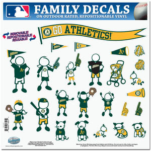 Oakland Athletics Window Decals